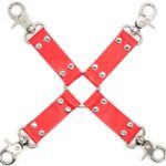 Banoch Red hogtie with clips Rode hogtie met haken bondage 987101851