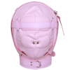 Banoch Reticent Hood Pink Roze masker van pu Leer 987101721 Banoch Reticent Hood Pink Roze masker van pu Leer 987101721
