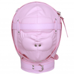 Banoch Reticent Hood Pink Roze masker van pu Leer 987101721