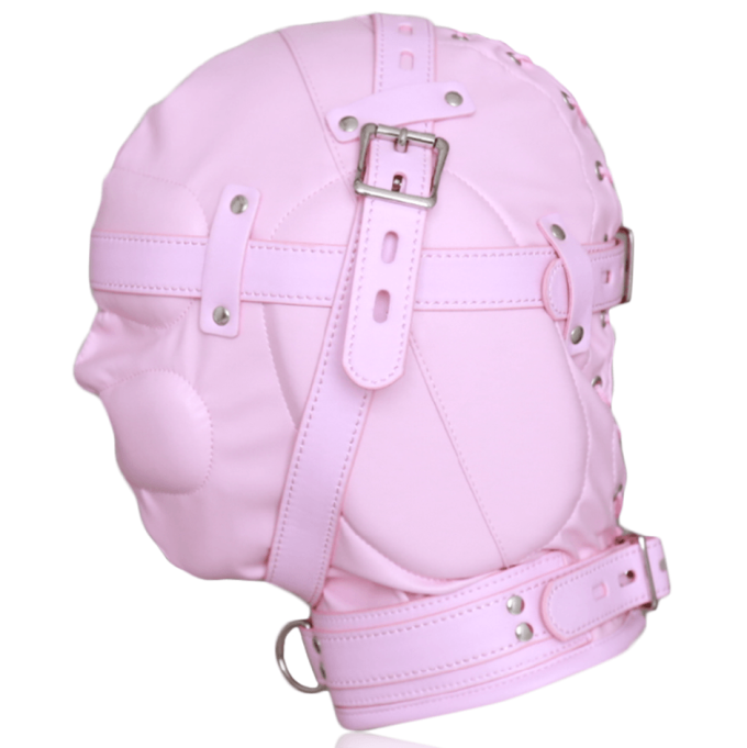 Banoch Reticent Hood Pink Roze masker van pu Leer 987101721 3 Banoch Reticent Hood Pink Roze masker van pu Leer 987101721 3
