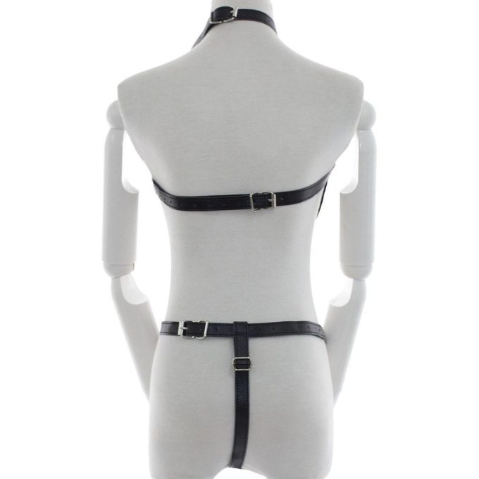 Banoch achterkant Bondage riemen body Harness black3 zwart pu leer harnas vrouw bdsm 987101757