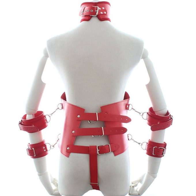 Banoch achterkant Collar Bondage body Harness Red6 rood pu leer vrouwen harnas bdsm 987101764 Banoch achterkant Collar Bondage body Harness Red6 rood pu leer vrouwen harnas bdsm 987101764