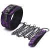 Banoch ketting Collar leash Courtesan Purple halsband met riem paars bondage 987101769