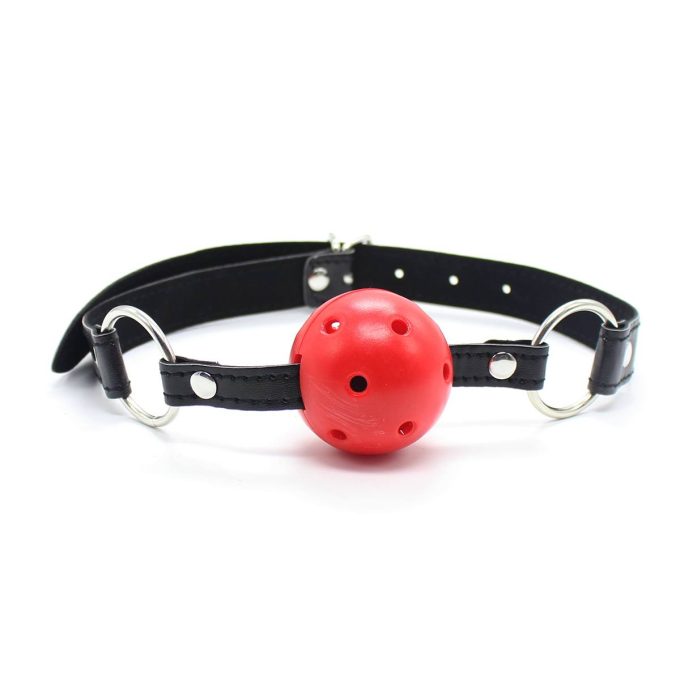 Banoch Breathable ball gag open rood verstelbare riem 987101742 5 Banoch Breathable ball gag open rood verstelbare riem 987101742 5