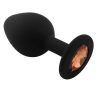Banoch Buttplug Penumbra Amber Medium Siliconen buttplug Zwart kristal Amber 987101650