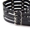 Banoch Collar Leash Flamboyante Black zwarte pu leren halsband met riem 987101784 6 Banoch Collar Leash Flamboyante Black zwarte pu leren halsband met riem 987101784 6