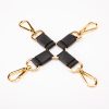 Banoch Hedonistic Bondageset zwart roze goud leer 987101853 6 Banoch Hedonistic Bondageset zwart roze goud leer 987101853 6