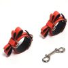 Banoch Hedonistic bowtie Bondageset strik zwartrood leer 987101870 4