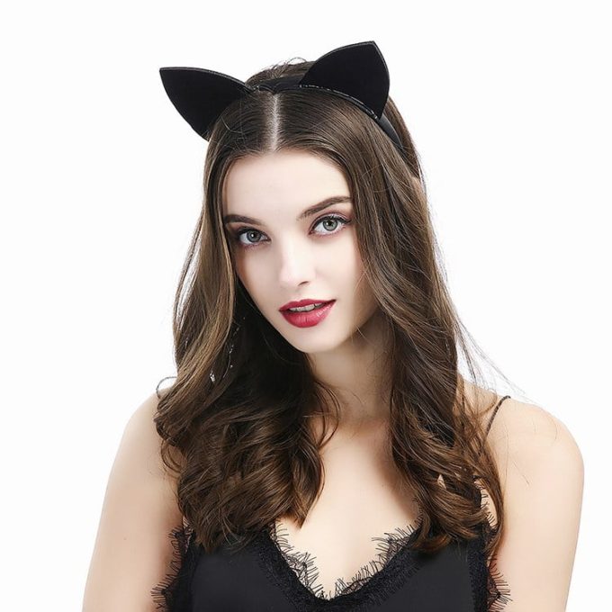 Banoch Kitty Classic Black zwarte diadeem kattenoren 987101933 Banoch Kitty Classic Black zwarte diadeem kattenoren 987101933