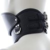 Banoch Posture collar black extra pu leer zwart bdsm 987101792 7