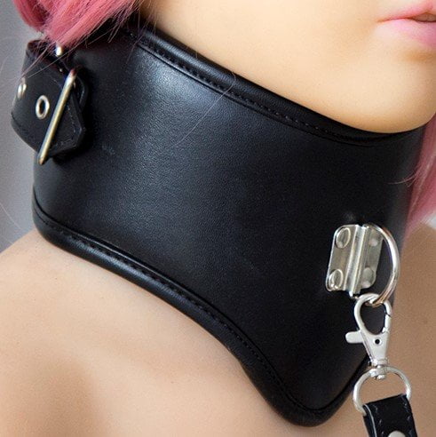 Banoch Posture collar classic zwarte posture collar met riem bdsm 987101793 9 Banoch Posture collar classic zwarte posture collar met riem bdsm 987101793 9