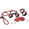 Banoch Sultry Bondageset Red rood imitatieleer bdsm 987101860 Banoch Sultry Bondageset Red rood imitatieleer bdsm 987101860