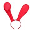 Banoch big bunny ears oren groot buigbaar rood 987101930 Banoch big bunny ears oren groot buigbaar rood 987101930