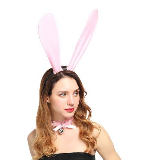 Banoch big bunny ears oren groot buigbaar roze 987101932 4 Banoch big bunny ears oren groot buigbaar roze 987101932 4