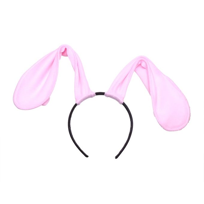 Banoch big bunny ears oren groot buigbaar roze 987101932 6 Banoch big bunny ears oren groot buigbaar roze 987101932 6