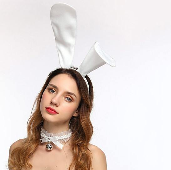 Banoch big bunny ears oren groot buigbaar wit 987101929 2 Banoch big bunny ears oren groot buigbaar wit 987101929 2