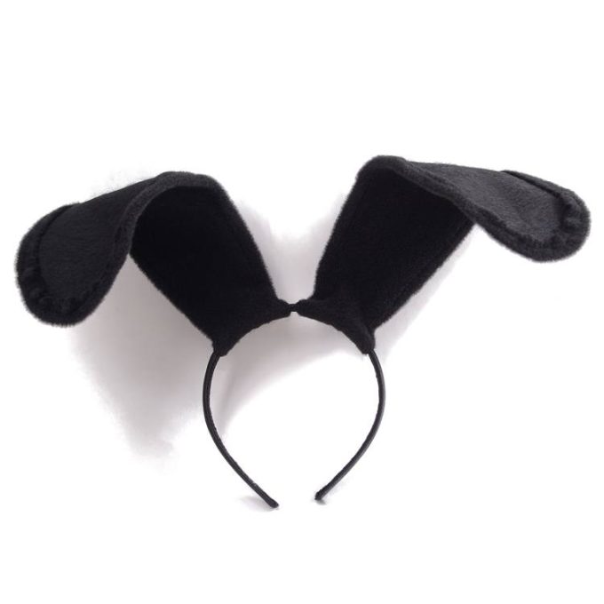 Banoch big bunny ears oren groot buigbaar zwart 987101931 10 Banoch big bunny ears oren groot buigbaar zwart 987101931 10