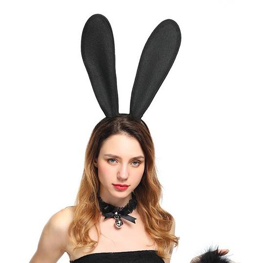 Banoch big bunny ears oren groot buigbaar zwart 987101931 4 Banoch big bunny ears oren groot buigbaar zwart 987101931 4