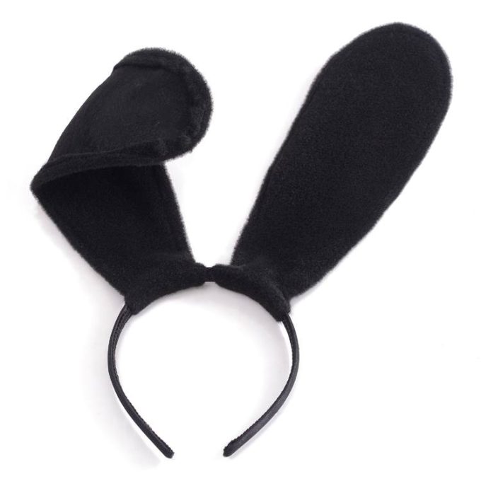 Banoch big bunny ears oren groot buigbaar zwart 987101931 7 Banoch big bunny ears oren groot buigbaar zwart 987101931 7