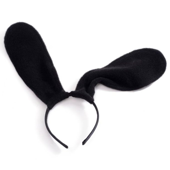 Banoch big bunny ears oren groot buigbaar zwart 987101931 8 Banoch big bunny ears oren groot buigbaar zwart 987101931 8