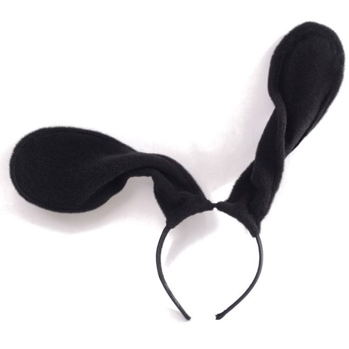 Banoch big bunny ears oren groot buigbaar zwart 987101931 9 Banoch big bunny ears oren groot buigbaar zwart 987101931 9