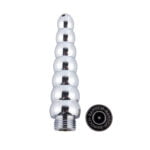 Banoch klysma voor douche slang aluminium metaal oplopend geribbeld 6 scaled