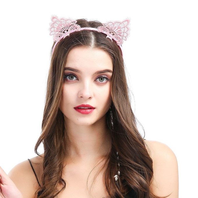 Banoch motif obscur fantastique diadeem kattenoren roze 98710883 Banoch motif obscur fantastique diadeem kattenoren roze 98710883