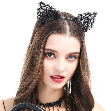 Banoch motif obscur fantastique diadeem kattenoren zwart 987101882 Banoch motif obscur fantastique diadeem kattenoren zwart 987101882