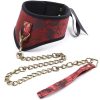 Banoch posture Collar leash Courtesan Red halsband met riem rood bdsm 987101790 12
