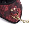 Banoch posture Collar leash Courtesan Red halsband met riem rood bdsm 987101790 2
