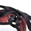 Banoch posture Collar leash Courtesan Red halsband met riem rood bdsm 987101790 3