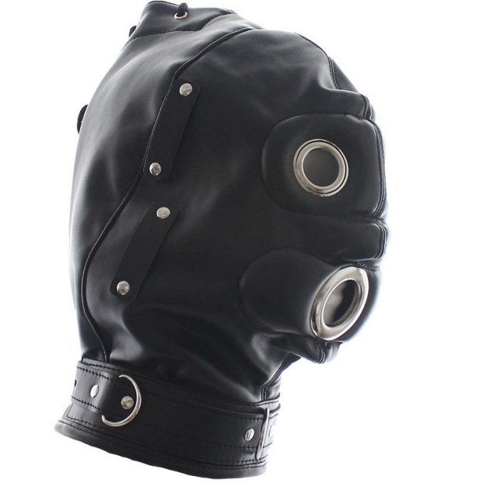 Banoch Inferno Bondage Mask black Zwart pu leren masker met Gag oogbedekking 987101794 3 Banoch Inferno Bondage Mask black Zwart pu leren masker met Gag oogbedekking 987101794 3