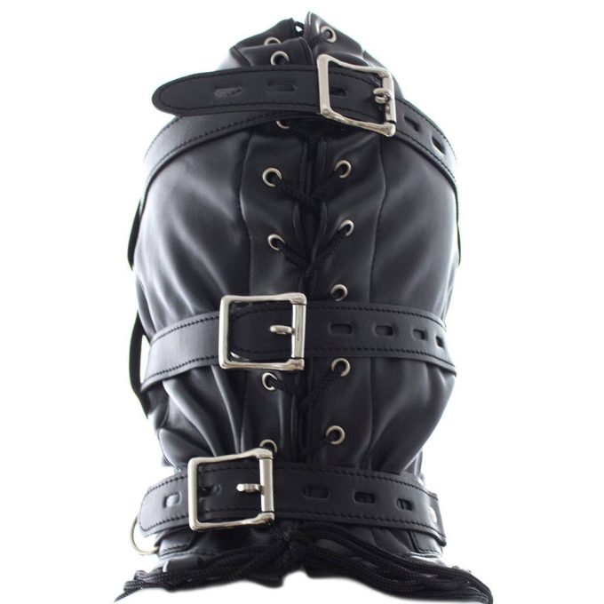 Banoch Inferno Bondage Mask black Zwart pu leren masker met Gag oogbedekking 987101794 4 Banoch Inferno Bondage Mask black Zwart pu leren masker met Gag oogbedekking 987101794 4