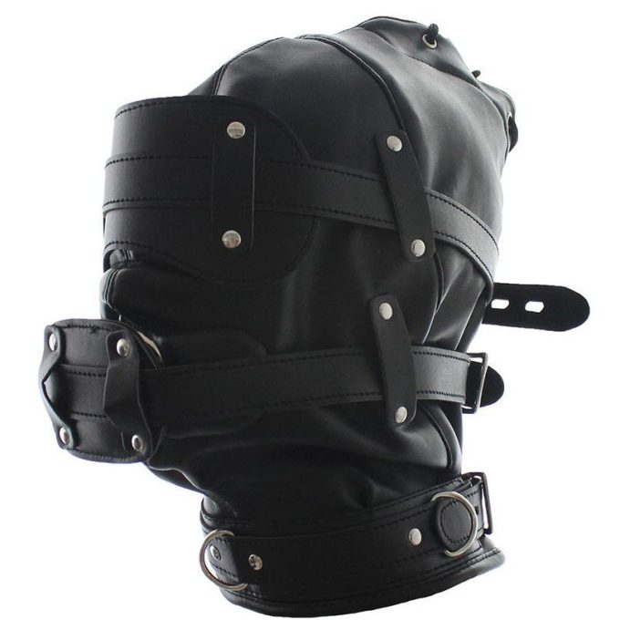 Banoch Inferno Bondage Mask black Zwart pu leren masker met Gag oogbedekking 987101794 6 Banoch Inferno Bondage Mask black Zwart pu leren masker met Gag oogbedekking 987101794 6
