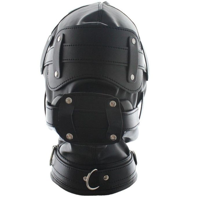 Banoch Inferno Bondage Mask black Zwart pu leren masker met Gag oogbedekking 987101794 8 Banoch Inferno Bondage Mask black Zwart pu leren masker met Gag oogbedekking 987101794 8