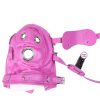 Banoch Inferno Bondage Mask pink Roze pu leren masker met Gag oogbedekking 987101795 3 Banoch Inferno Bondage Mask pink Roze pu leren masker met Gag oogbedekking 987101795 3