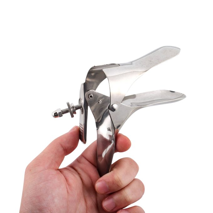 Banoch Medical Speculum Eendenbek Vaginaal Metaal Zilver 1 scaled