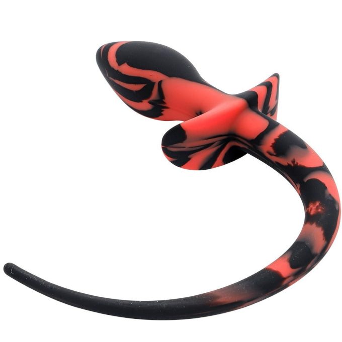 Banoch Buttplug Cola de Perra Small puppy play Staart Siliconen roodzwart 987102058 3