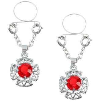Pinch indiscrets nip Jewel tepelhanger red crown 987102054