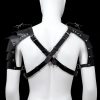 Banoch chest harnas rex double mitatie leren harnas voor man 987102111 1 Banoch chest harnas rex double mitatie leren harnas voor man 987102111 1