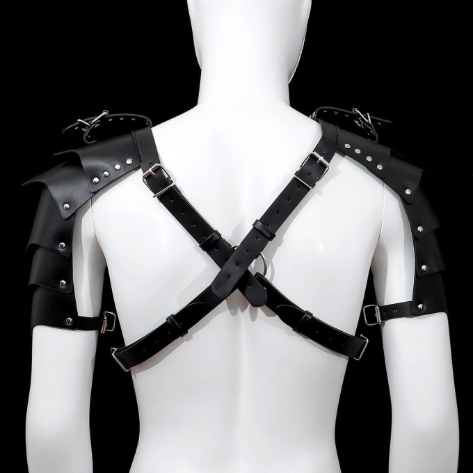 Banoch chest harnas rex double mitatie leren harnas voor man 987102111 1 Banoch chest harnas rex double mitatie leren harnas voor man 987102111 1
