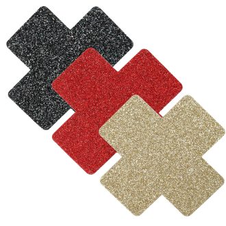 Pinch Tepelstickers trio sparkle cross 3 x 2 987101951