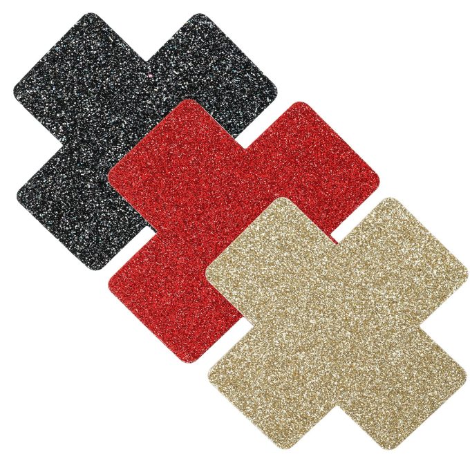 Pinch Tepelstickers trio sparkle cross 3 x 2 987101951 Pinch Tepelstickers trio sparkle cross 3 x 2 987101951