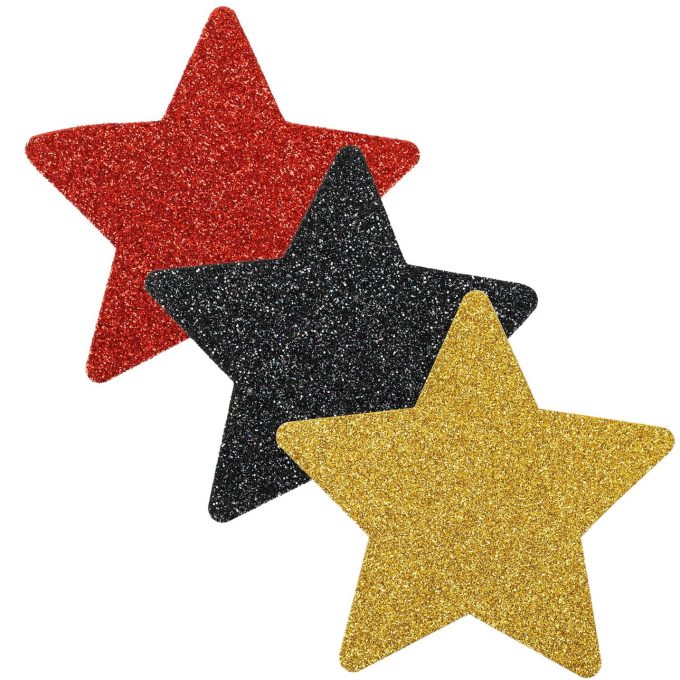 Pinch Tepelstickers trio sparkle star tricolour 3 x 2 987101953 Pinch Tepelstickers trio sparkle star tricolour 3 x 2 987101953