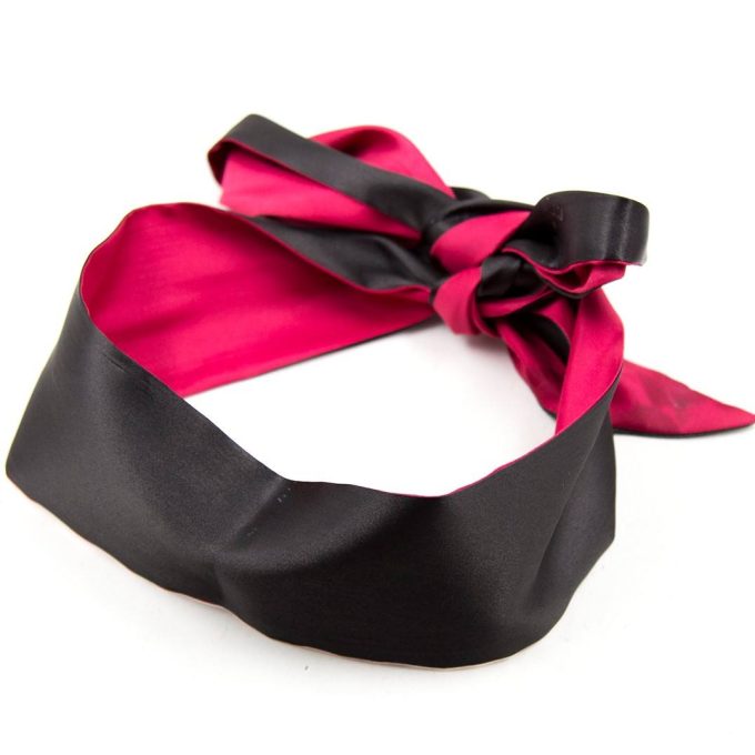 Banoch Blindoek bordeaux rood zacht 150 cm 8 cm breed 987102297 2