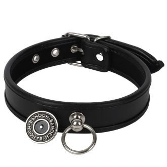 Banoch Collar of O black Zwart Pu Leer halsband bdsm 987101635 1 scaled scaled