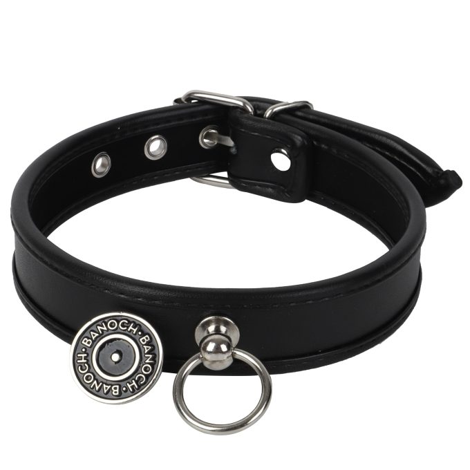 Banoch Collar of O black Zwart Pu Leer halsband bdsm 987101635 1 scaled scaled