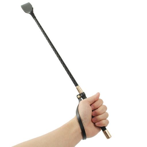 Banoch Crop Black 58 cm Paardrijzweep zwart 3 scaled scaled