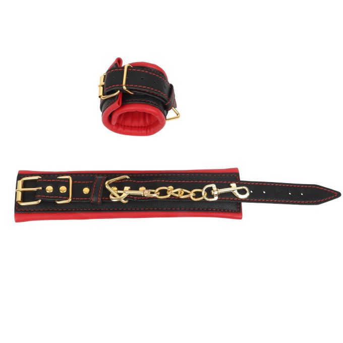 Banoch Handcuff gold rode Handboeien leer met goud bondage 987101375 5 scaled scaled Banoch Handcuff gold rode Handboeien leer met goud bondage 987101375 5 scaled scaled