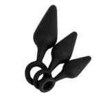 Banoch Buttplug set pull up trio ring zwart Siliconen 98710964 6 scaled scaled